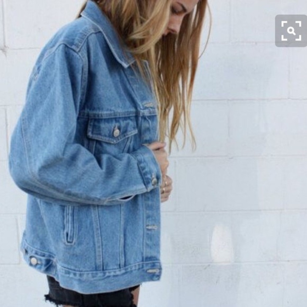 Brandy Melville oversized jean jacket